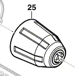 Mandrin à serrage rapide réf. 2 609 110 799 BOSCH